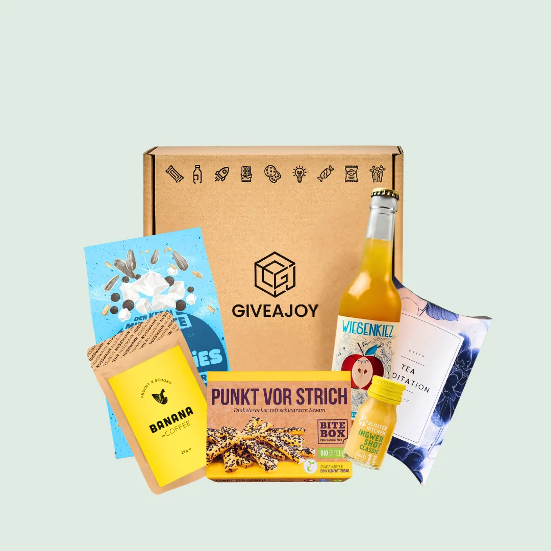 Sorgfältig zusammengestellte GIVEAJOY Geschenkbox