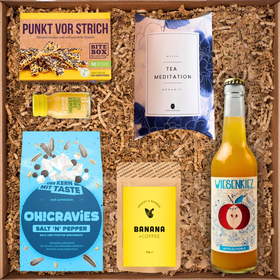 Nachhaltige Geschenkbox Fitmacher