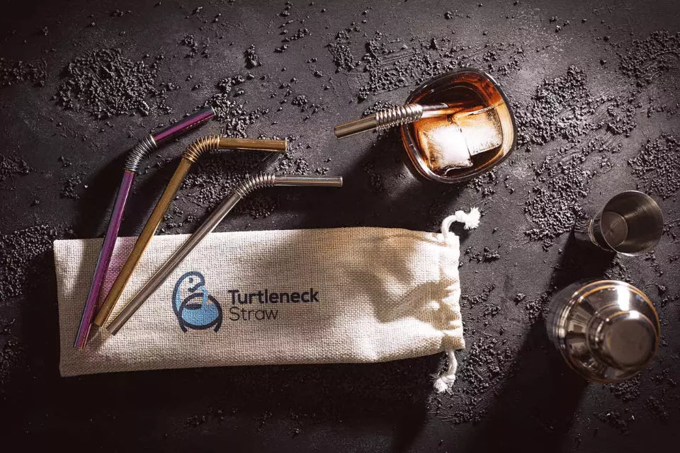 Turtleneck® Straw by HalmBrüder - der erste und einzige biegsame Trinkhalm aus Edelstahl