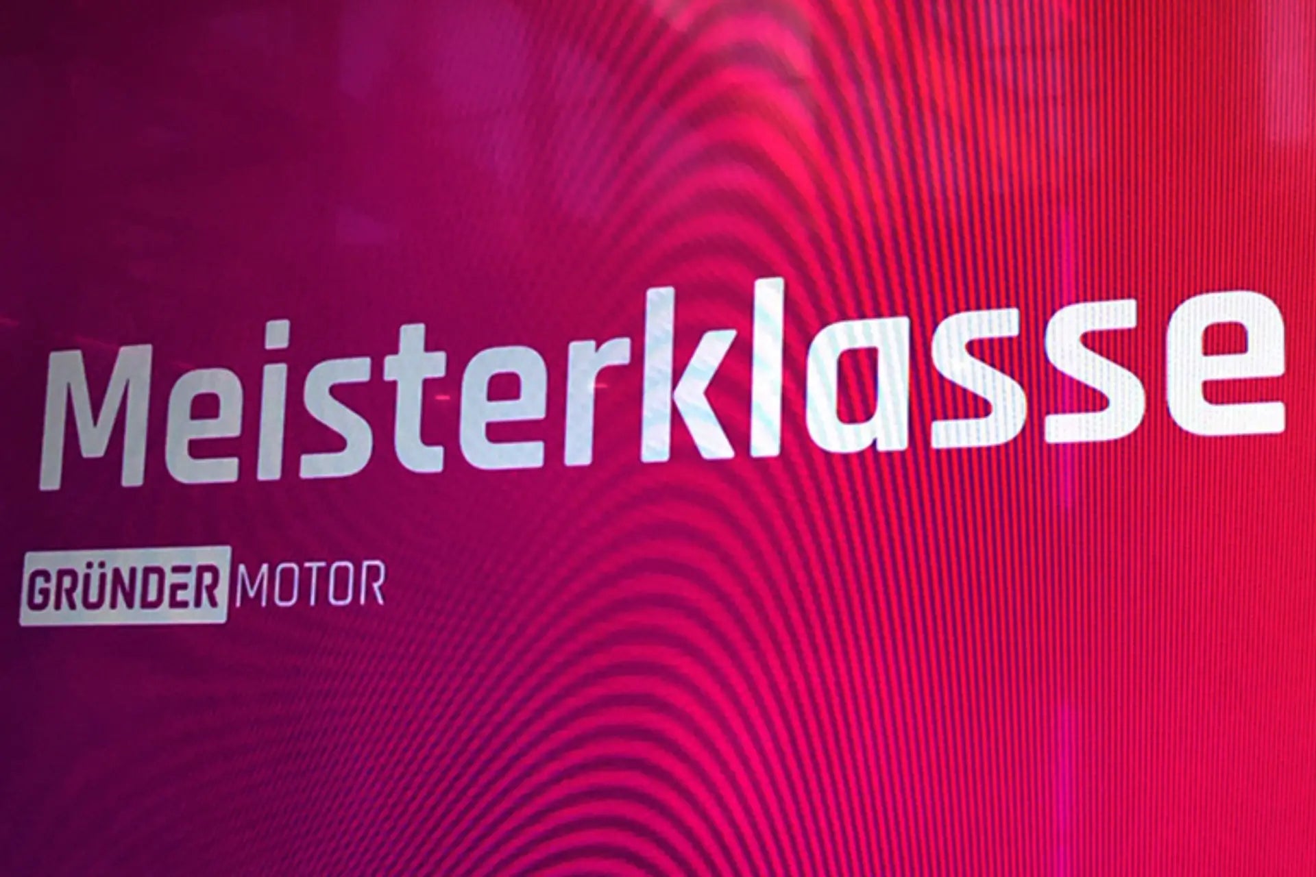 Zu Gast bei der Meisterklasse von Gründermotor