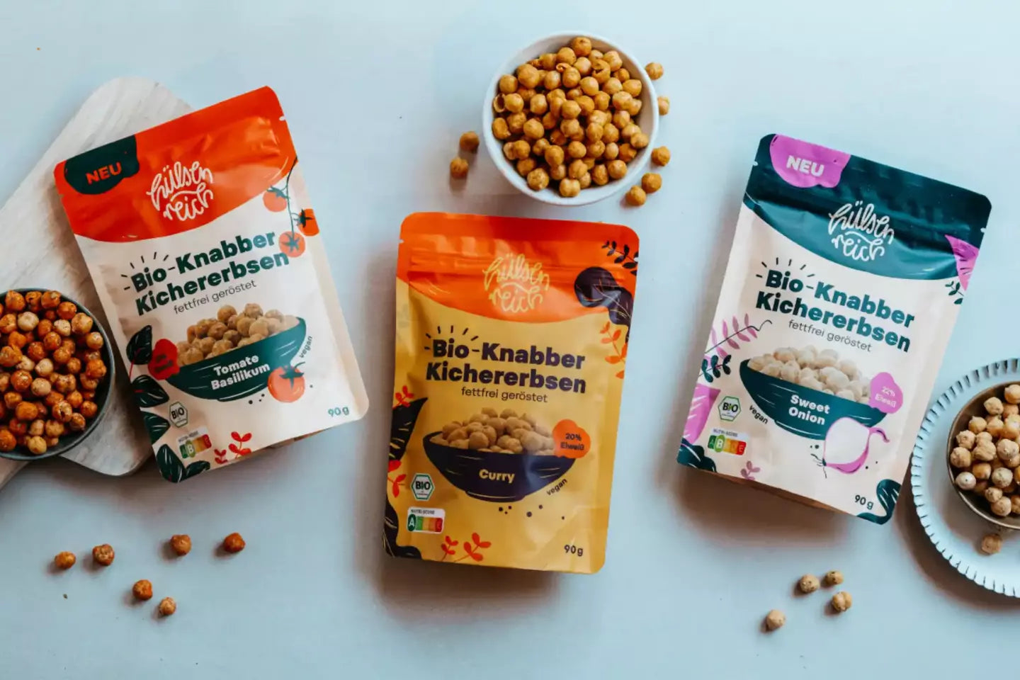 Hülsenreich - Der knusprige Kichererbsen-Snack