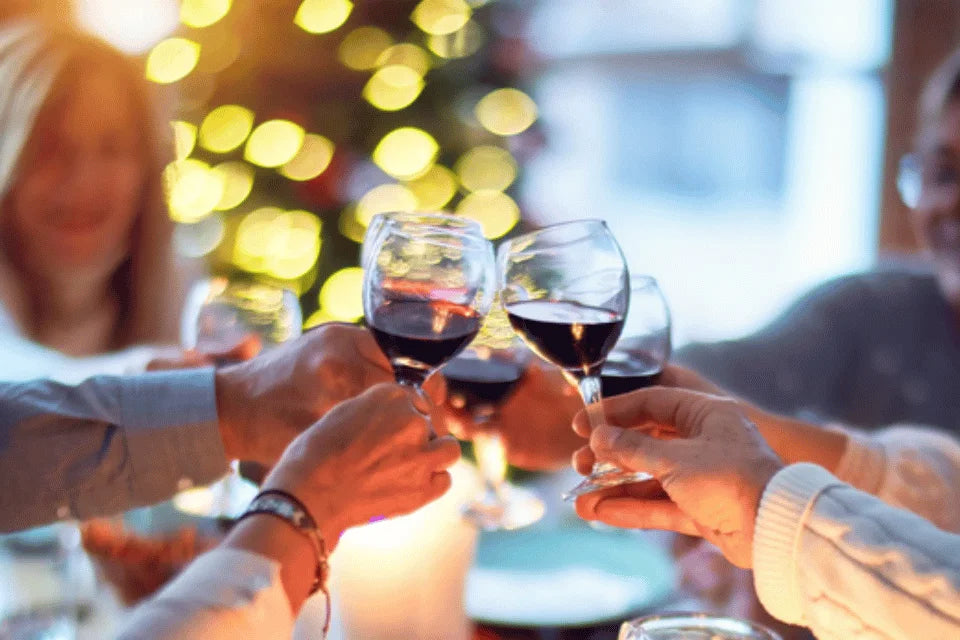 Team feiert gemeinsam eine Weihnachtsfeier